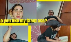 So you like my GIANT ASS, do you? (Latina Giantess Gabriella) 720