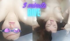 3 minute dive s