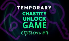 Temporary Chastity Unlock Game: Option 4