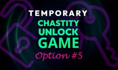 Temporary Chastity Unlock Game: Option 5