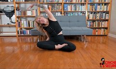 Cara Day - Mummified Yoga Girl - Part 1 (WMV Format)