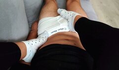 Sockjob, Ballbusting & Ruined Orgasm POV!