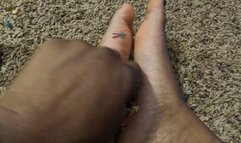 Tinies at Mercy of Giantess Giant Feet 4K smaller