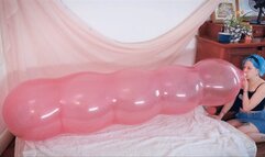 Stashia BTP's crystal pink Roomtex Caterpillar balloon - 480p