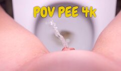 Pee POV 4k! Toilet Fetish