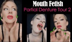 Mouth Fetish: Partial Denture Tour 2 - 720p vertical