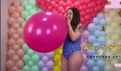 Three Balloons, Three B2P: A Balloon Popping Adventure - 4K