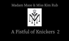 Madam Maze & Kim Rub use Slave, paddled, humiliated and shoe worship