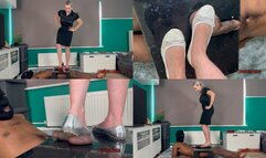 Miss Jessica Wood - Ball Flattening Flats (HD 1080p MP4)