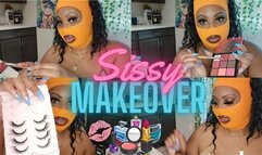 Making You Feminine And Sexy By Doing Your Sissy Makeup!