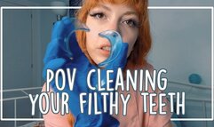 POV CLEANING YOUR FILTHY TEETH 1080 mp4