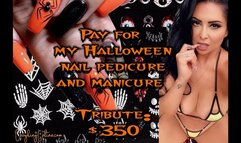 Halloween Pedicure & Manicure Tribute