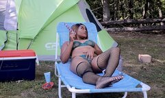 4K- Cum watch me play with my pussy on my Camping Trip Nina Rivera PT1 of 4