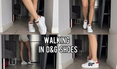 Walking in D&G shoes