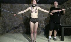 Muriel LaRoja - Chained Breast Predicament and Bondage Endurance Challenge - Part 1 mp4 SD