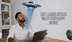 Tiny aliens invade giant stepdad's office - Lalo Cortez