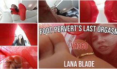 Foot-pervert's last orgasm - VR360