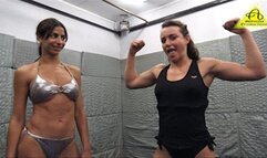 Tanya vs Xena female wrestling
