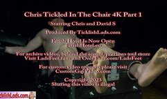 Chris Tickled In The Chair 4K Part 1