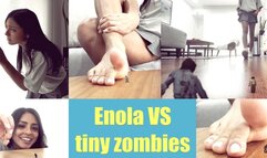 Giantess Enola VS Tiny Zombies 4k