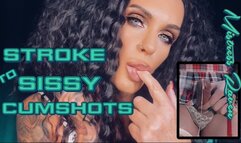 STROKE TO SISSY CUMSHOTS