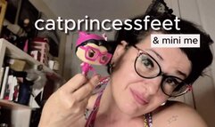 Silly faces with MiniMe! Geeky eye contact, munchkin voice, nerdy smiles, singing, dancing, laughing, smoking milf
