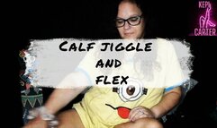 Calf muscle jiggle and flex with kepi carter