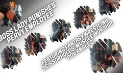 Boss lady punishes pervy employee