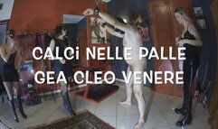 GEA DOMINA - BALLBUSTING WITH GEA, CLEO AND VENERE