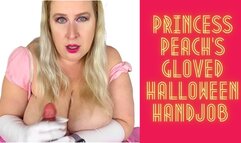 Princess Peach’s Gloved Halloween Handjob