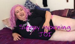 Sleepy Morning JOI - BBW Jerk off instruction MP4