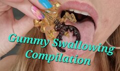 Gummy Swallowing Compilation