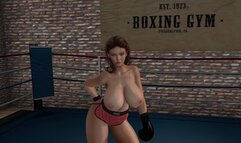 Topless pov kick boxing: Blaze (in pov) beats down Jenny 720p