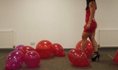Halloween: Latex & Red Balloons