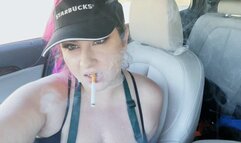 Cumslut Barista Smokes