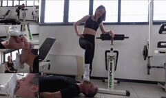 NINA MOROVIC - Full service after gym - PART 1 - Dirty sneakers licking