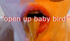 "Your food is coming from my mouth!" vomit feeding pov, emetophilia porn