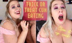 Trick or Treat Cum Eating