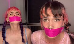 Pink bondage girlfriends! (4K)