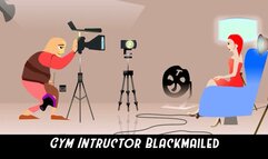 Gym Instructors Blackmailed Blowjob