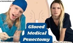 Latex Glove Medical Penectomy - Cut off your cock