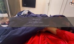 POV amateur wife masturbating in bed