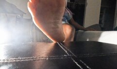 Tiny Human On Giantess Foot Rest POV 4K smaller