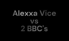 Alexxa Vice puking over 2 BBC's