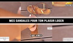 Mes sandales pour ton plaisir loser 4K