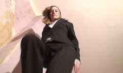 POV Trample Danielle In A Smart Suit