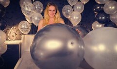 Cold Angel Just Married Helium Balloon Fun 4K UHD Version