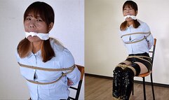 LT1 Cute Japanese Girl Lum Bound &amp; Gagged in Thigh High Boots Part1 (FasterDownload)