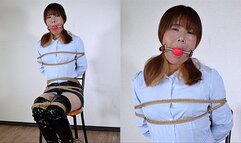 LT2 Cute Japanese Girl Lum Bound & Gagged in Thigh High Boots Part2 (FasterDownload)