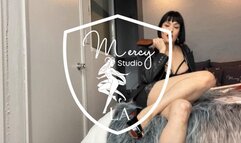 Mistress Snow Mercy Will Spank You In The Bedroom